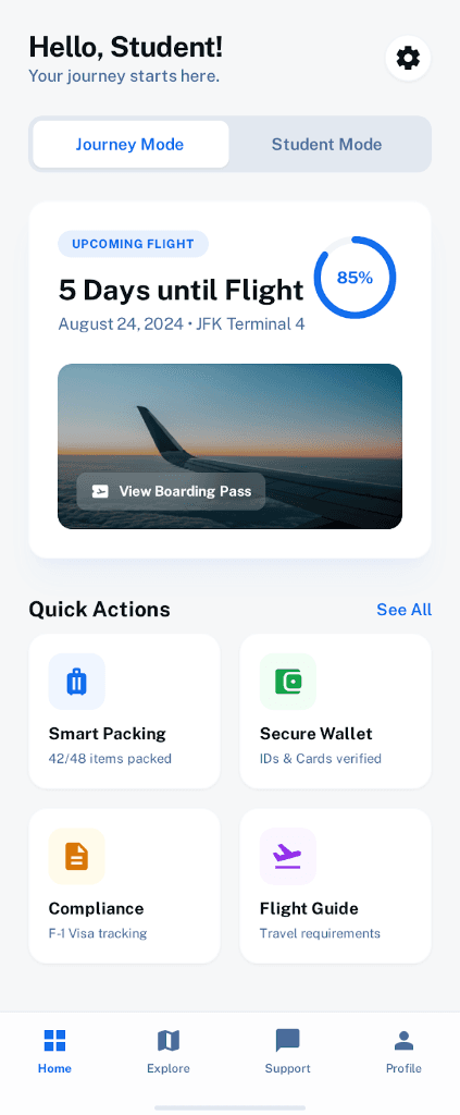 F1 Companion App Interface